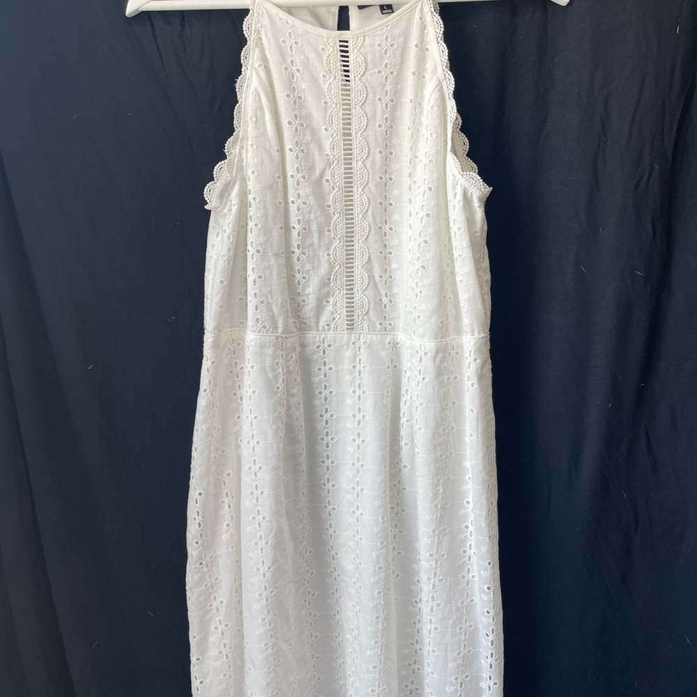 White springy dress